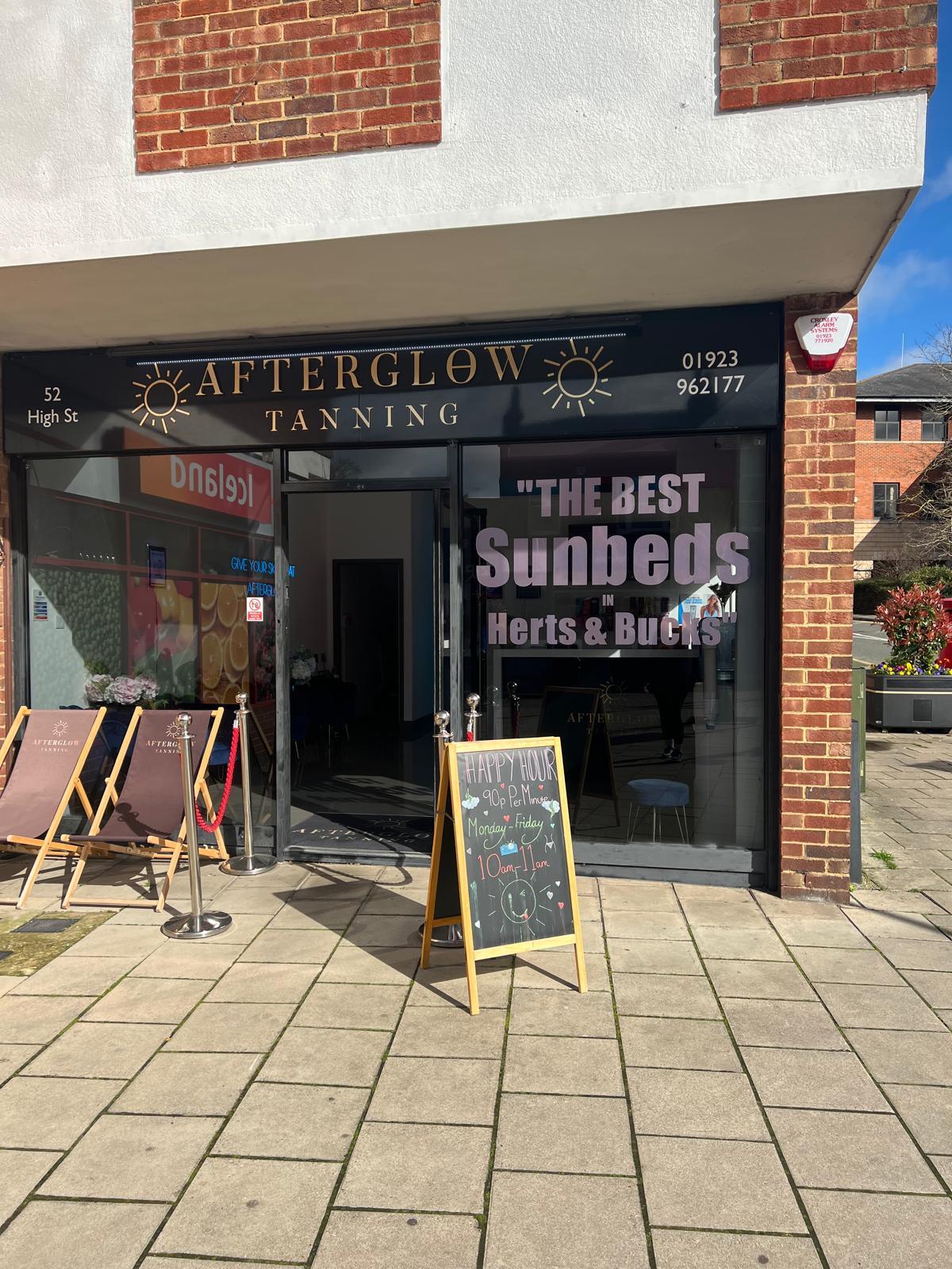 Afterglow storefront on High Street
